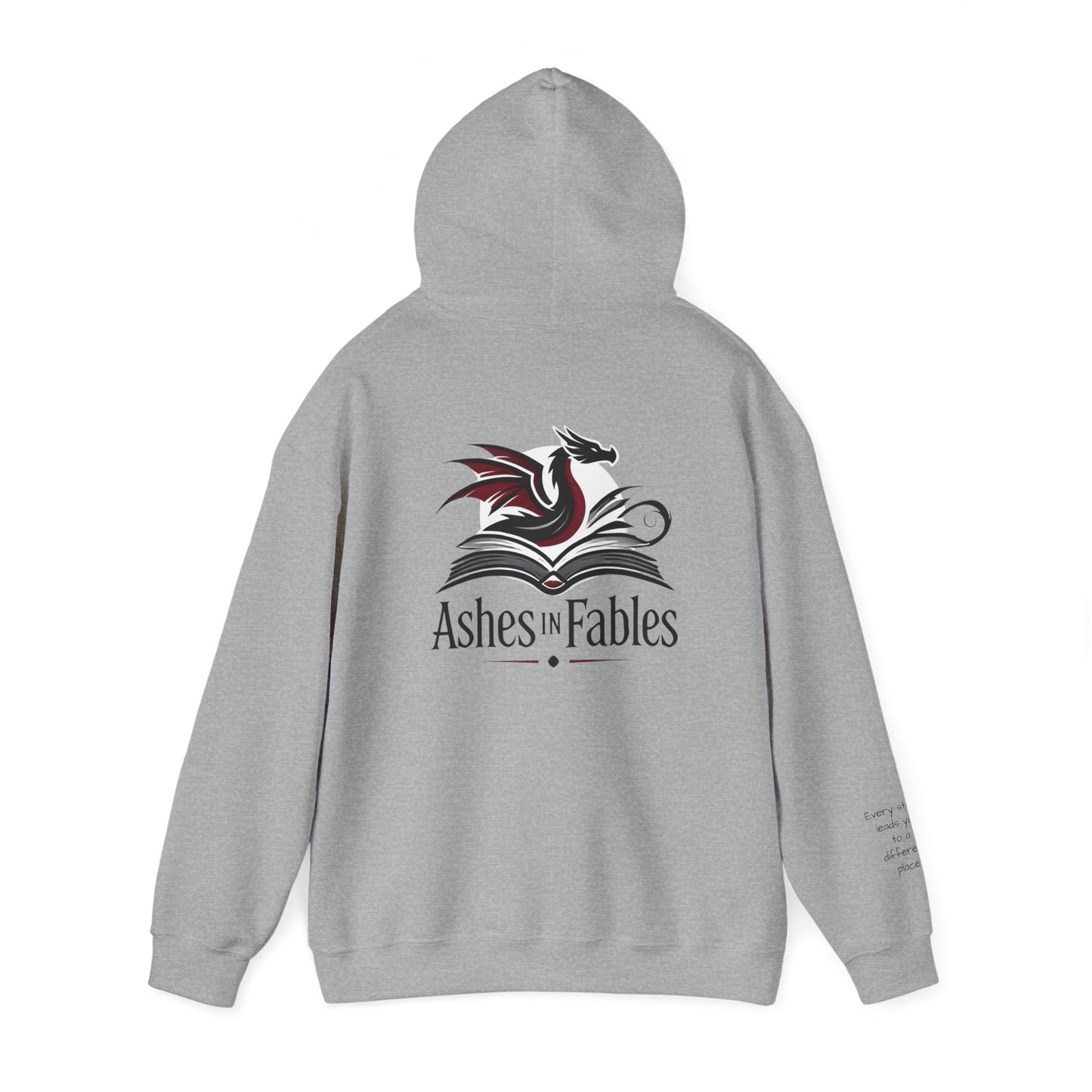 Ashes in Fables Unisex Heavy Blend™ Hooded Sweatshirt - Cozy Fantasy Apparel