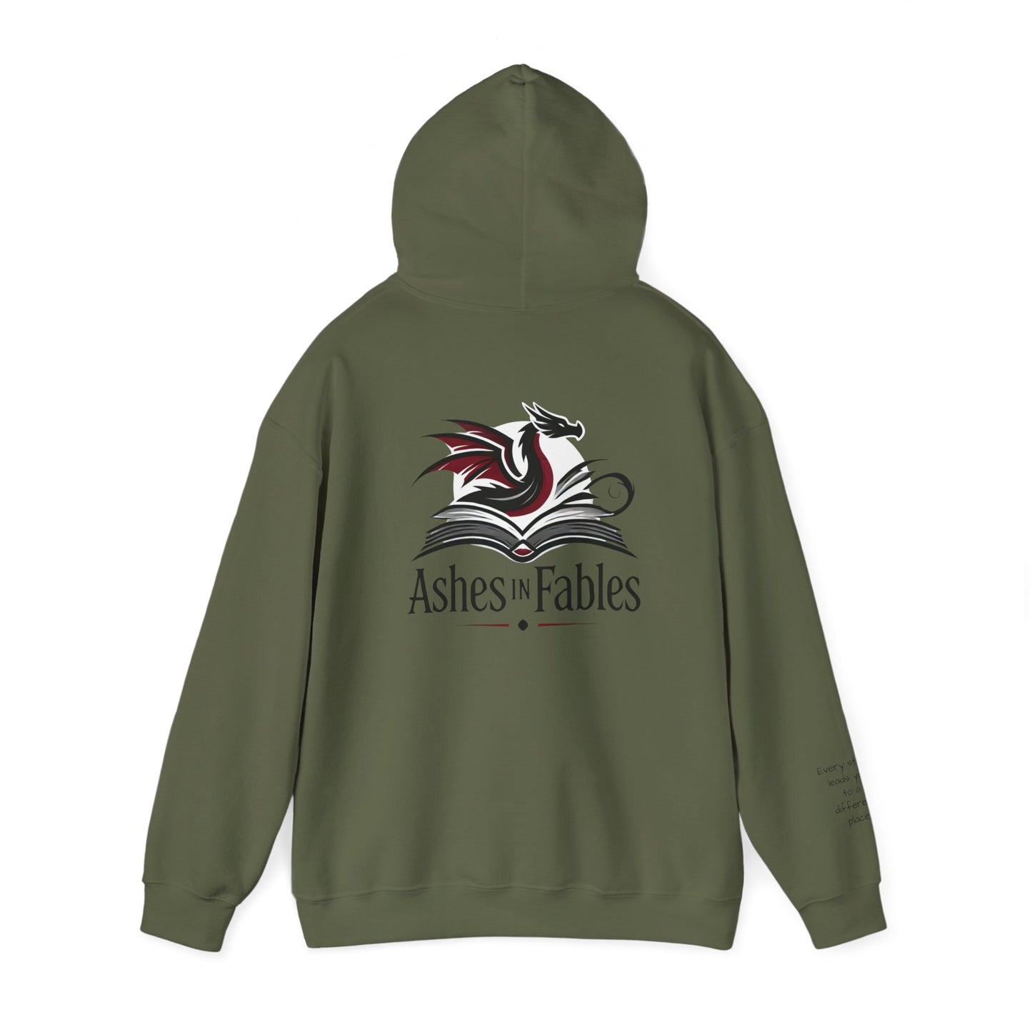 Ashes in Fables Unisex Heavy Blend™ Hooded Sweatshirt - Cozy Fantasy Apparel