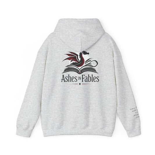 Ashes in Fables Unisex Heavy Blend™ Hooded Sweatshirt - Cozy Fantasy Apparel