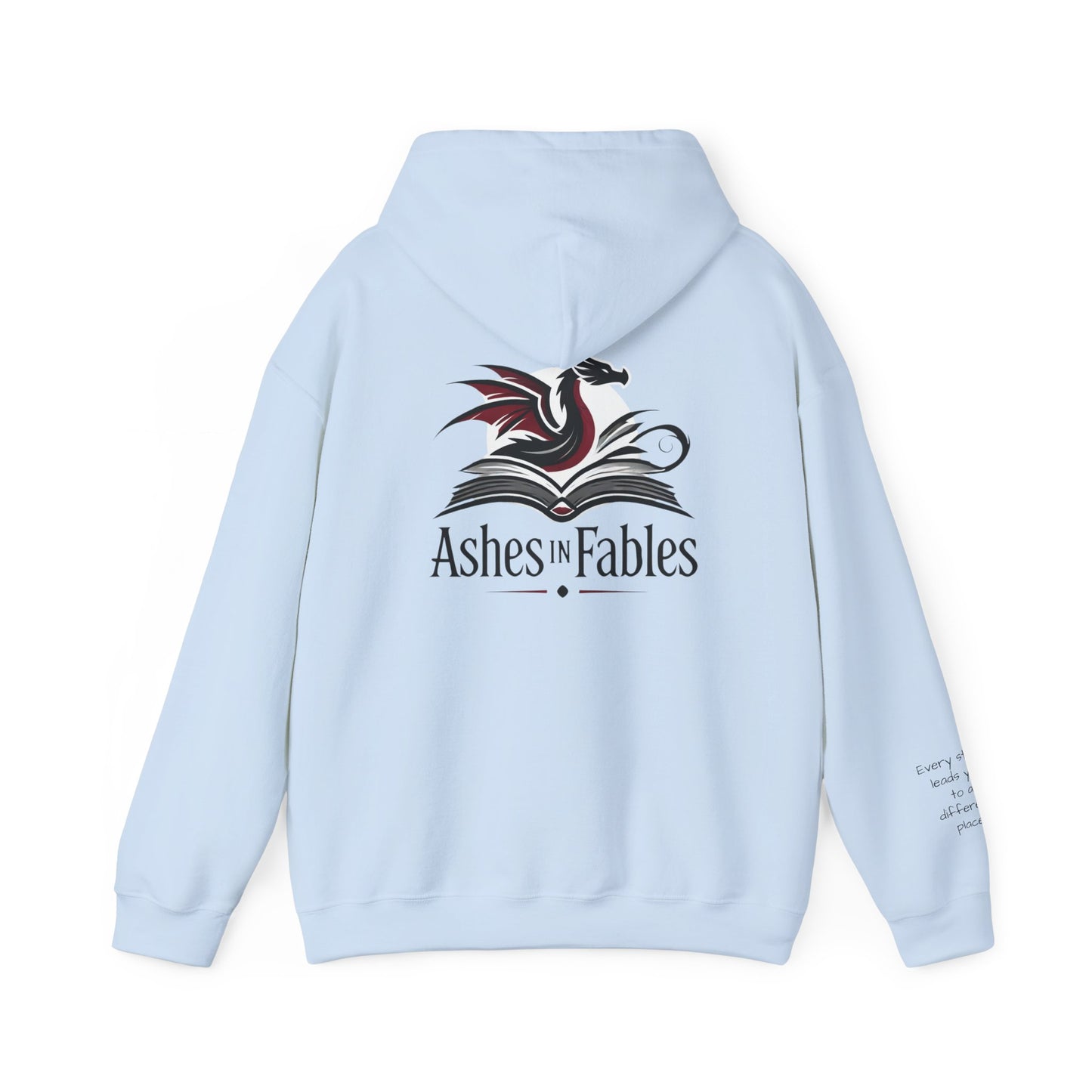 Ashes in Fables Unisex Heavy Blend™ Hooded Sweatshirt - Cozy Fantasy Apparel