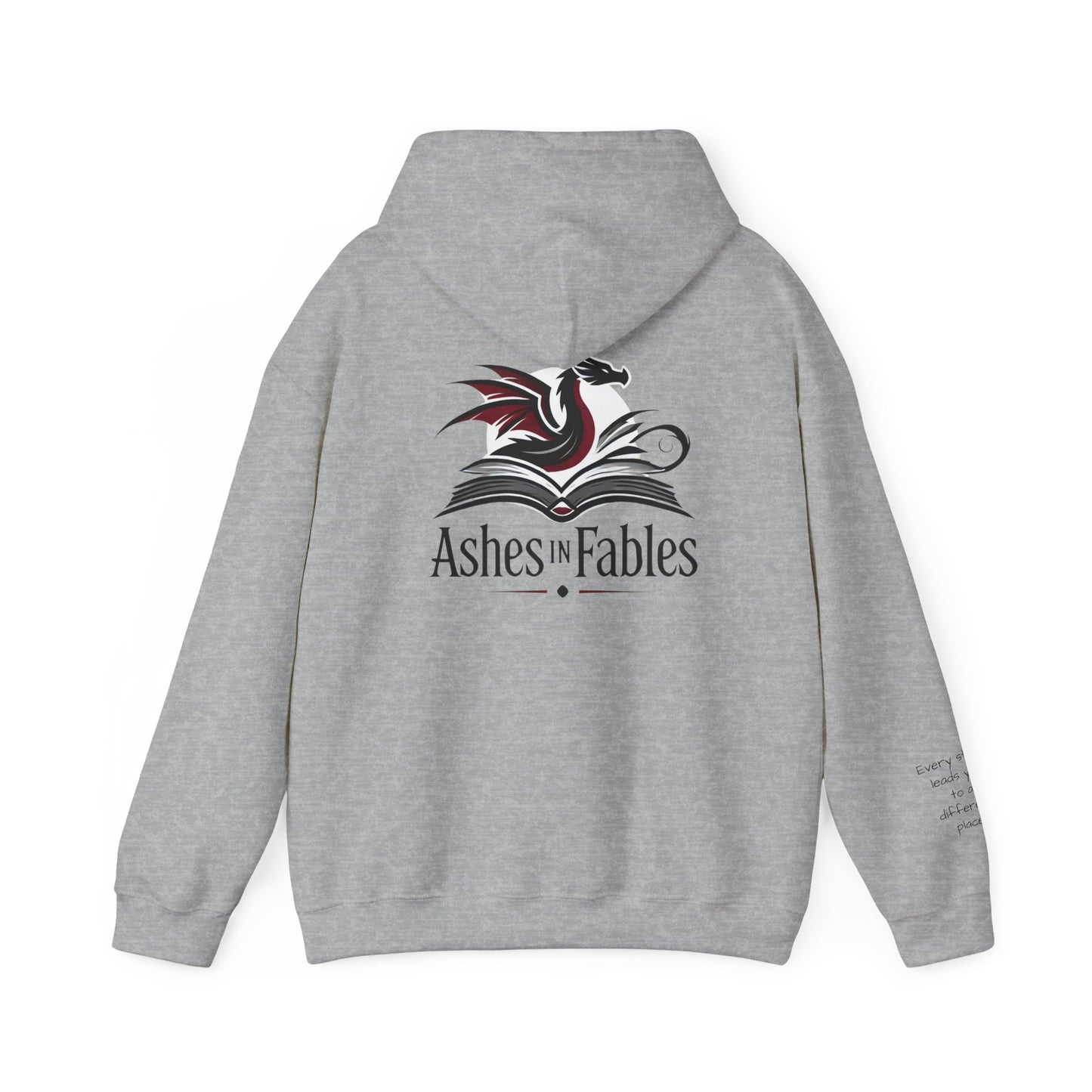 Ashes in Fables Unisex Heavy Blend™ Hooded Sweatshirt - Cozy Fantasy Apparel