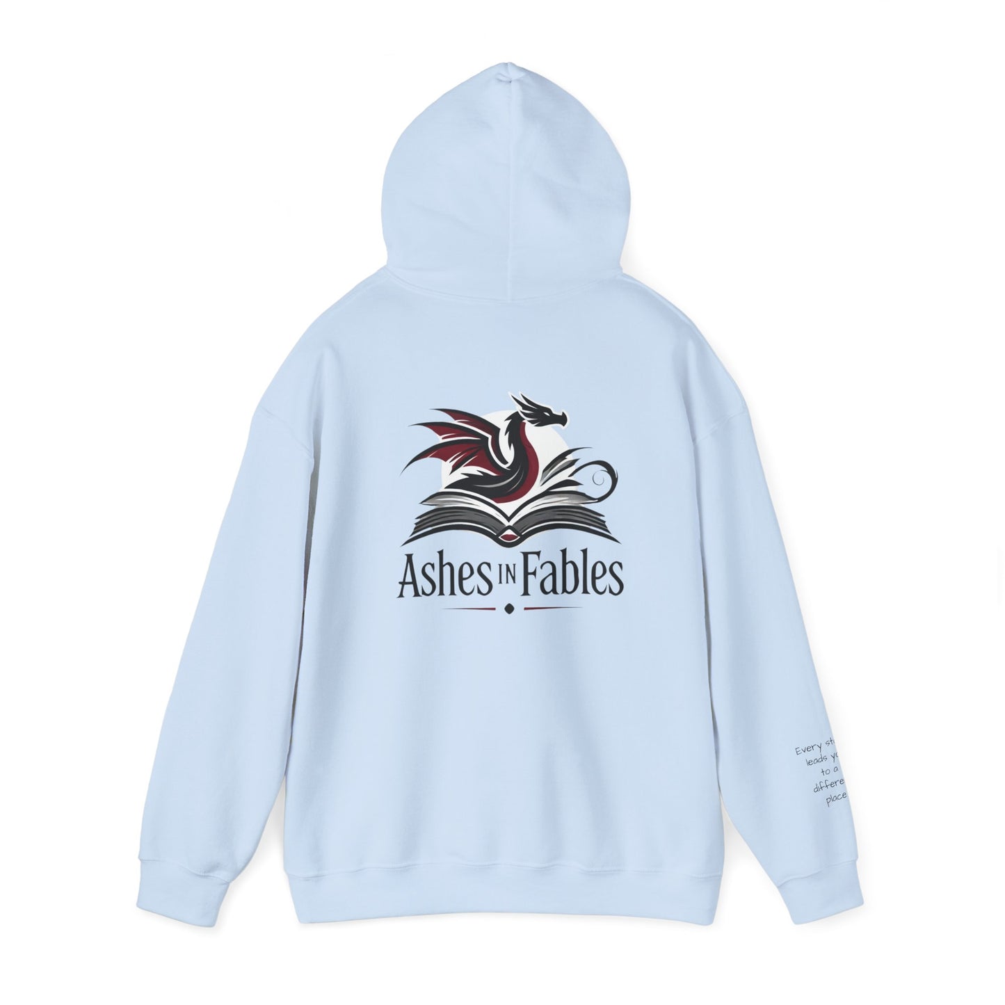 Ashes in Fables Unisex Heavy Blend™ Hooded Sweatshirt - Cozy Fantasy Apparel