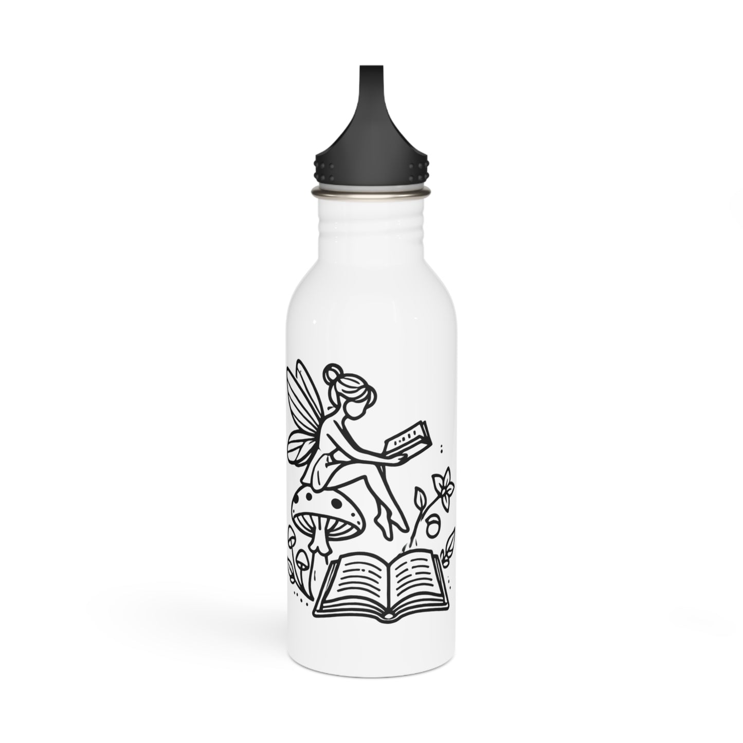 Inspirational Stainless Steel Water Bottle - "Every Story Leads You to a Different Place"