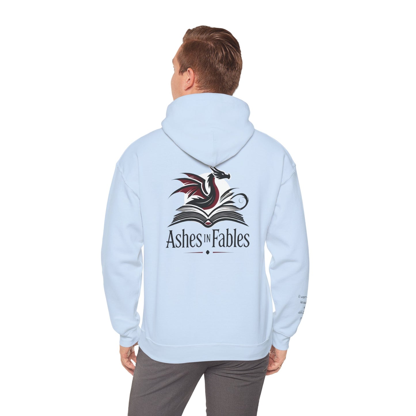 Ashes in Fables Unisex Heavy Blend™ Hooded Sweatshirt - Cozy Fantasy Apparel